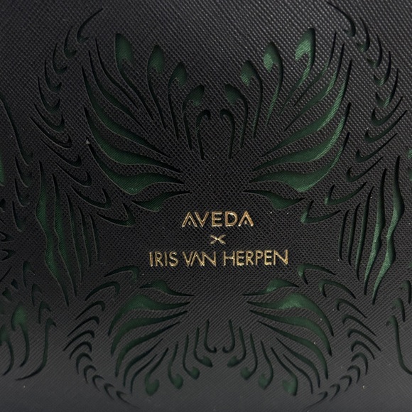 Aveda Iris Van Herpen Black and Green Pouch - Picture 6 of 6